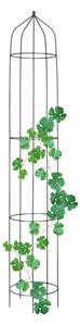 Pergola-rostlinná podpěra 190 cm. - Černá (Versanis)