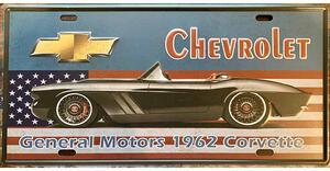 Ceduľa značka Chevrolet 30,5cm x 15,5cm Plechová tabuľa