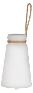 Bílo-hnědá LED stolní lampa (výška 20 cm) Bruno – Fischer & Honsel