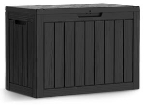 Ak furniture Zahradní úložný box Ezra 170 L černý