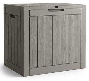 Ak furniture Zahradní úložný box Ezra 117 L šedý