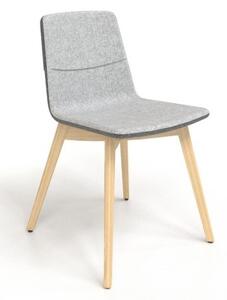 NARBUTAS - Židle TWIST&SIT s dřevěnou podnoží