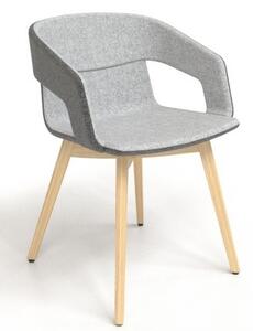 NARBUTAS - Židle TWIST&SIT SDA043 s dřevěnou podnoží