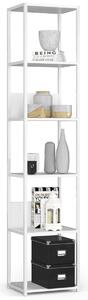 Ak furniture Regál LOFT 40 cm bílý