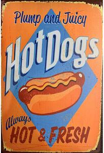 Cedule Hot Dogs Cedule Hot Dogs 30cm x 20cm Plechová cedule