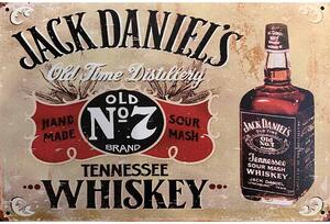 Ceduľa Jack Daniels - Tennessee Whiskey 30cm x 20cm Plechová tabuľa