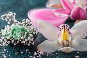 Obraz nádherná detailní orchidej