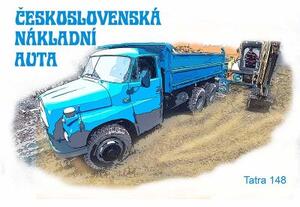 Cedule Československá Nákladní Auta – Tatra 148