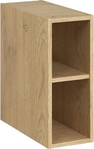 Comad Závěsná skříňka pod umyvadlo Dalia Cashmere Nordic s deskou a regálem 80 cm kašmírová/dub cremona