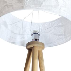 TP Living Stojací lampa LAURA 50 cm mořená borovice/bílá