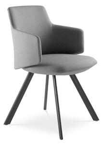 LD SEATING - Designová židle MELODY MEETING 360 s ocelovou podnoží