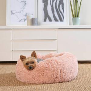 Světle růžový pelíšek pro psa ø 55 cm – Love Story