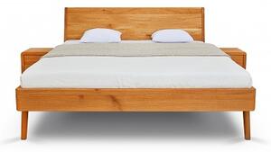 Postel dvoulůžko LAGO Buk 180x200 - dřevěná designová postel z masivu