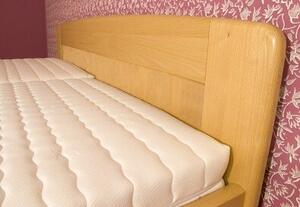 Postel DANIELO Buk 160x200 - dřevěná postel z masivu o šíři 4 cm
