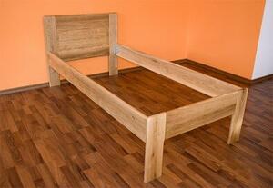 Postel MONAKO 80x200 cm, Buk - dřevěná postel z masivu o šíři 2,8 cm