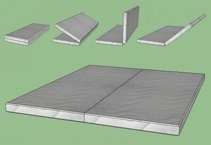 Rozkládací matrace EASY SOFA 160 x 200 cm, Komfortní matrace do rozkládací postele