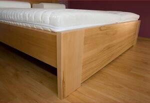 Postel PETRA Buk 140x200 - dřevěná postel z masivu o šíři 4 cm