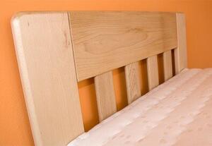 Postel LION 90x200 cm, Buk - dřevěná postel z masivu o šíři 2,8 cm