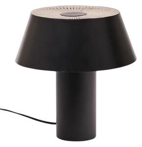 Černá kovová stolní lampa Kave Home Ancare