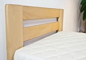 Postel BRUSSEL 90x200 cm, Buk - Jednolůžko dřevěná postel z masivu o šíři 4 cm