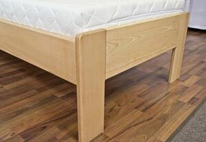 Postel BRUSSEL 90x200 cm, Buk - Jednolůžko dřevěná postel z masivu o šíři 4 cm
