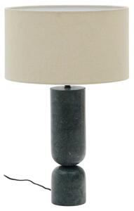 Zelená mramorová stolní lampa Kave Home Vex