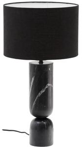 Černá mramorová stolní lampa Kave Home Vex