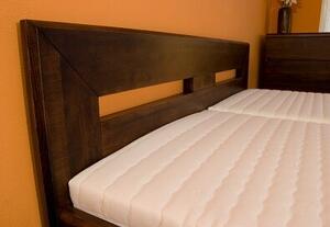 Postel NOVA Buk 160x200 - dřevěná postel z masivu o šíři 4 cm