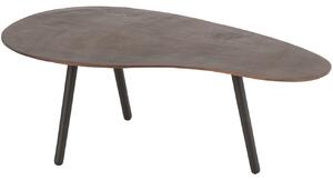 Měděný kovový konferenční stolek J-line Ashara 89 x 53 cm