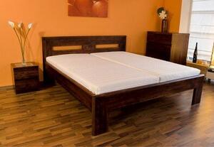 Postel NOVA Buk 180x200 - dřevěná postel z masivu o šíři 4 cm