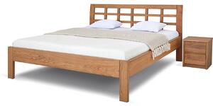 Postel GEONA Buk 200x200 - Dřevěná postel z masivu, bukové dvoulůžko o šíři masivu 4 cm