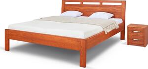 Postel BREMA Buk 140x200 - Dřevěná postel z masivu, bukové dvoulůžko o šíři masivu 4 cm