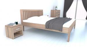 Postel BELNA Buk 200x200 - Dřevěná postel z masivu, bukové dvoulůžko o šíři masivu 4 cm