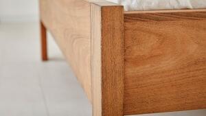 Postel GEONA Buk 160x200 - Dřevěná postel z masivu, bukové dvoulůžko o šíři masivu 4 cm
