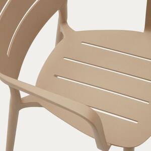 Béžová plastová zahradní židle Kave Home Morella