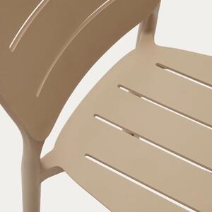 Béžová plastová zahradní barová židle Kave Home Morella 65 cm
