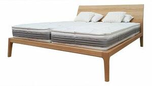 Postel GIULIA Buk 200x200cm - dřevěná postel z masivu o šíři 8 cm
