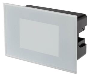 Redo Zapuštěné venkovní LED svítidlo XFADE 3W, š. 120 mm, IP65 Barva světla: 4000K