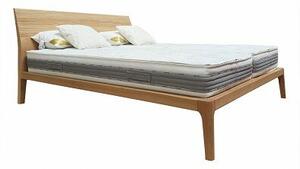 Postel GIULIA Buk 180x210cm - dřevěná postel z masivu o šíři 8 cm