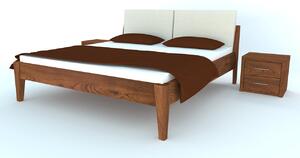 Postel THÉRA Buk 200x200cm - dřevěná postel z masivu o šíři 4 cm