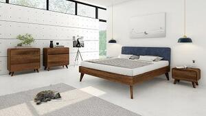 Postel DEIRA Buk 160x200cm - dřevěná postel z masivu o šíři 4 cm