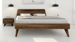 Postel CORTINA Dub 160x200cm - dřevěná postel z masivu o šíři 4 cm