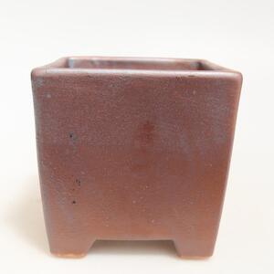E-bonsai Keramická bonsai miska 9 x 9 x 8,5 cm kovová