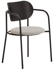 Černá dřevěná jídelní židle Teulat Eclipse