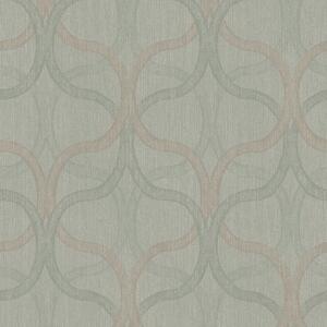 Geometrická vliesová tapeta na zeď, zelená, 128003, Refine, Graham Brown Boutique