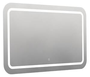 Zaoblené zrcadlo 120x70 cm s LED osvětlením, topná fólie, senzor s nastavitelnou teplotou 2700-6500K, IP44 ZIL12070KTLEDS