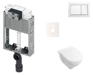 Cenově zvýhodněný závěsný WC set TECE k zazdění + WC Villeroy & Boch O.novo KMPLONOVO