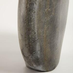 Šedá mramorová váza Kave Home Tovah 28 cm