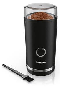 SILVERCREST® Sada elektrického mlýnku na kávu SKMS 180 A1 a napěňovače mléka SMAS 500 C3, 2dílná, černá (800004184)