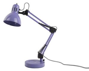 Fialová stolní lampa s kovovým stínidlem (výška 52 cm) Funky Hobby – Leitmotiv